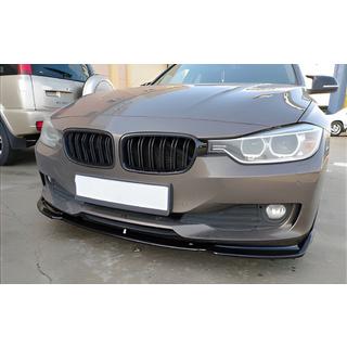 Nástavec předního nárazníku DPT Lip pro sériovou verzi (2015-2018, černá lesklá) BMW řada 3 F30/F31 2012–2019 fotografie 3