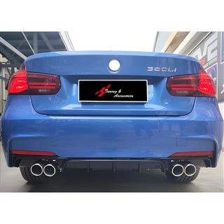 Zadní difuzor DPT V-2 (pro M Performance, lesklá černá) BMW řada 3 F30/F31 2012–2019 fotografie 1