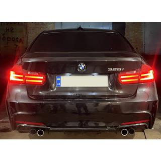 Zadní difuzor DPT V-3 (pro M Performance, černý lesk) BMW řada 3 F30/F31 2012–2019 fotografie 3