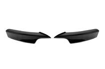 BMW řada 3 F30/F31 2012–2019 Přední spoilerový lip na nárazník DPT Flap (pro M-Performance, lesklá černá) fotografie 2
