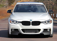 BMW řada 3 F30/F31 2012–2019 Přední spoilerový lip na nárazník DPT Flap (pro M-Performance, lesklá černá) fotografie 1