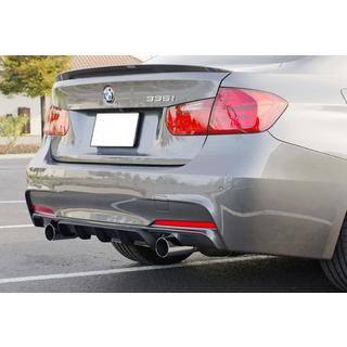 Zadní difuzor DPT V-4 (pro M Performance, lesklá černá) BMW řada 3 F30/F31 2012–2019 fotografie 1