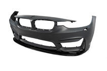 BMW řada 3 F30/F31 2012–2019 Nástavec předního nárazníku DPT Lip V-1 (pro M3, lesklá černá) fotografie 7