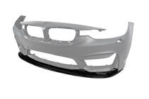 BMW řada 3 F30/F31 2012–2019 Nástavec předního nárazníku DPT Lip V-1 (pro M3, lesklá černá) fotografie 2