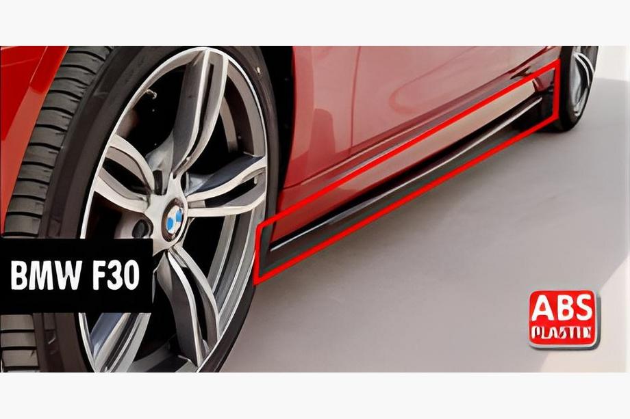 BMW řada 3 F30/F31 2012–2019 Nástavce prahů DPT V-1 (pro prahy M-Sport, černý lesk) Image