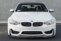 BMW řada 3 F30/F31 2012–2019 Nástavec předního nárazníku DPT Lip V-2 (pro M3, lesklá černá) fotografie 1