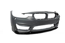 BMW řada 3 F30/F31 2012–2019 Nástavec předního nárazníku DPT Lip V-2 (pro M3, lesklá černá) fotografie 13