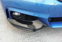 BMW řada 4 F32/F33/F36 2012–2020 Lip spoiler předního nárazníku DPT Flap V-1 (pro M-Technic, černý lesk) fotografie 6