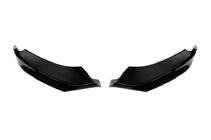 BMW řada 4 F32/F33/F36 2012–2020 Lip spoiler předního nárazníku DPT Flap V-1 (pro M-Technic, černý lesk) fotografie 2