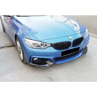 Lip spoiler předního nárazníku DPT Flap V-1 (pro M-Technic, černý lesk) fotografie 4