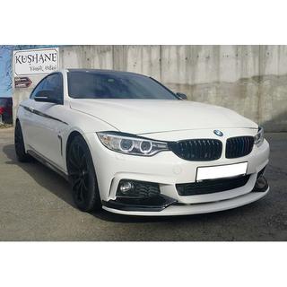 Přední lip spoiler nárazníku DPT Flap V-3 (pro M-Sport, černý lesk) BMW řada 4 F32/F33/F36 2012–2020 fotografie 1