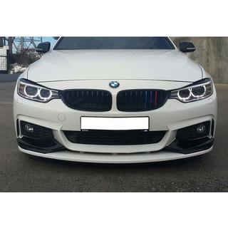 Přední lip spoiler nárazníku DPT Flap V-3 (pro M-Sport, černý lesk) BMW řada 4 F32/F33/F36 2012–2020 fotografie 2