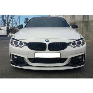 Přední lip spoiler nárazníku DPT Flap V-3 (pro M-Sport, černý lesk) BMW řada 4 F32/F33/F36 2012–2020 fotografie 4