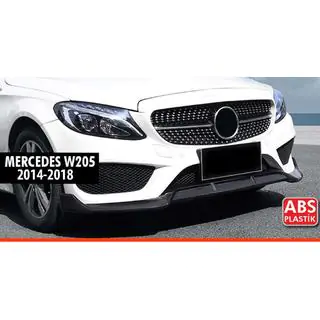 Přední lip spoiler DPT V1 (2014-2018, pouze pro AMG-Line, černý lesk) fotografie 1
