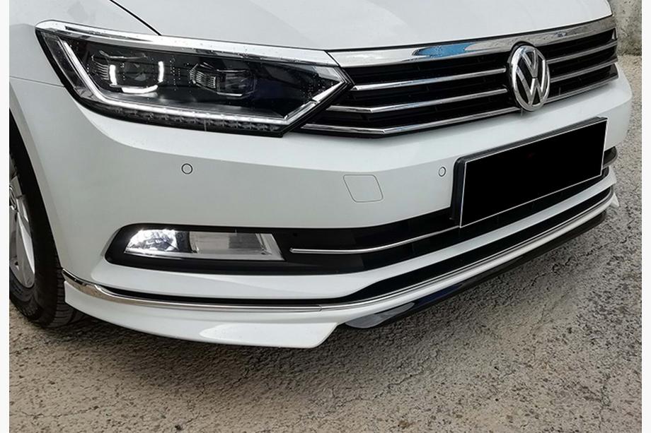 Volkswagen Passat B8 2015–2023 Nástavec předního nárazníku DPT Lip (2015-2019 EU, k lakování) Fotografie 4