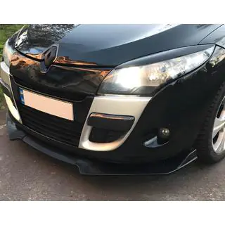 Univerzální přední lip spoiler DPT V-1 (ABS, černý lesk) fotografie 3