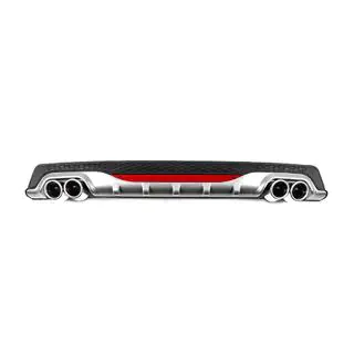 Univerzální zadní difuzor DPT AMG Style V-2 (ABS) (šedý + černý lesk) fotografie 1