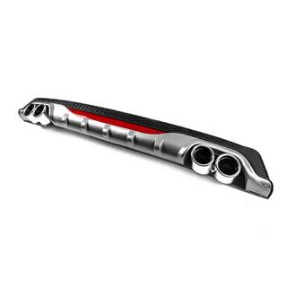 Univerzální zadní difuzor DPT AMG Style V-2 (ABS) (šedý + černý lesk) fotografie 2