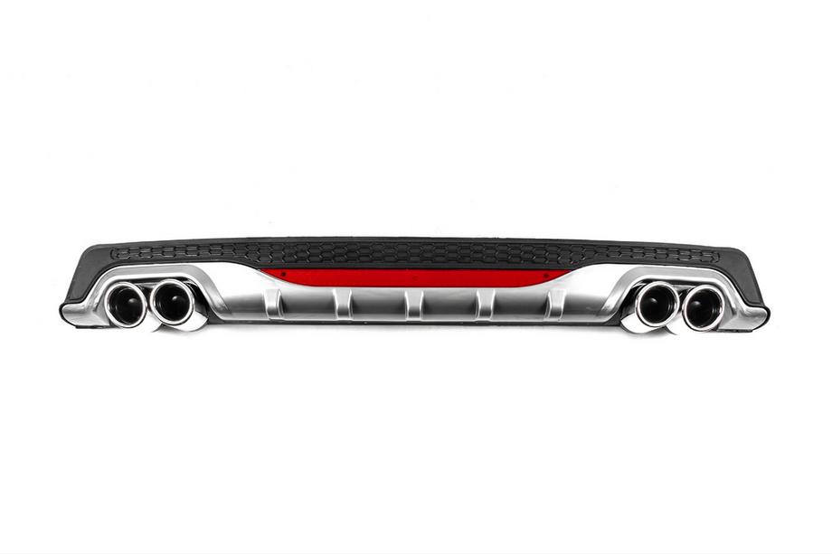 Univerzální zadní difuzor DPT AMG Style V-2 (ABS) (šedý + černý lesk) Image