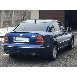 Univerzální zadní difuzor DPT V-9 (ABS) (matně černý) fotografie 2