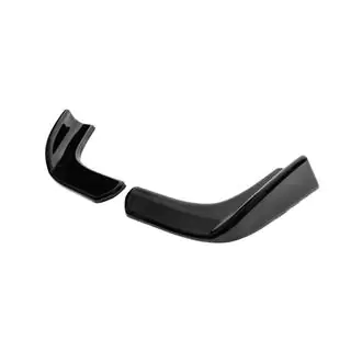 Univerzální přední lip spoiler DPT V-1 (ABS) (2 ks) (lesklá černá) fotografie 2