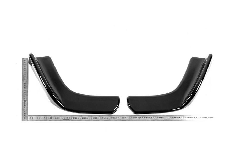 Univerzální přední lip spoiler DPT V-1 (ABS) (2 ks) (lesklá černá) Fotografie 7