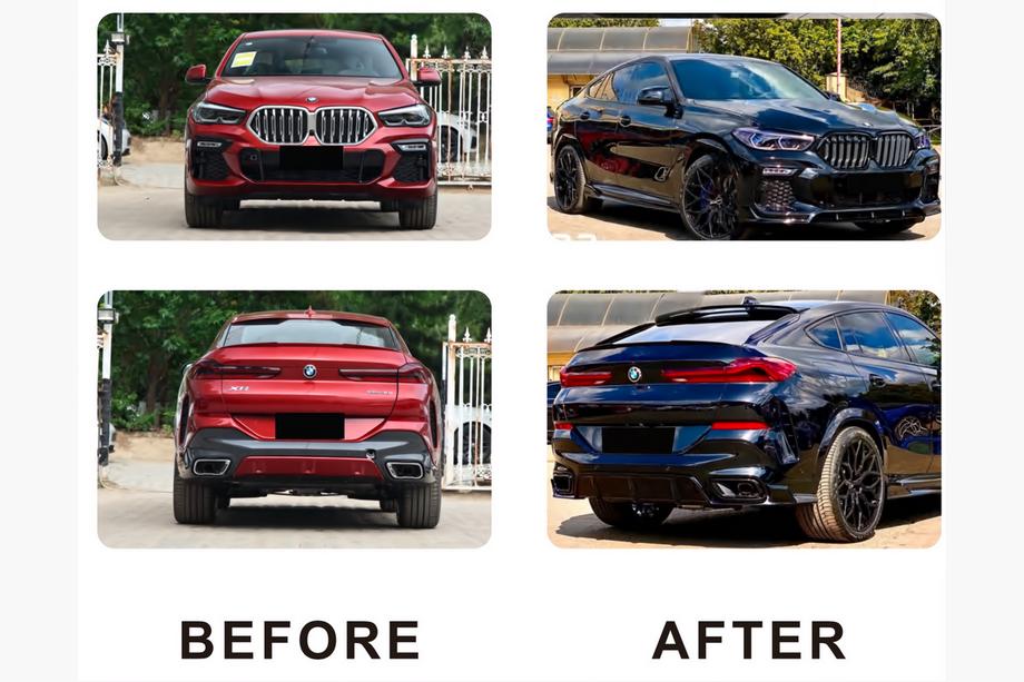 BMW X6 G06 2019–2027 Sada bodykitu Paradigm Black Knight (2018-2022) Image