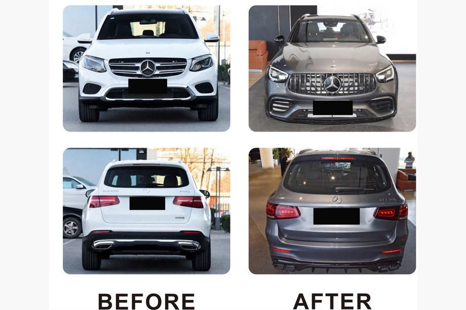 Mercedes GLC X253 2015–2022 Kompletní facelift kit na GLC63 2022 Fotografie 14