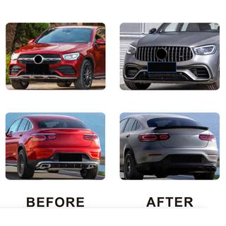 Kompletní body kit 2020-2022 (GLC63 AMG) Mercedes GLC Coupé C253 2016–2023 fotografie 2