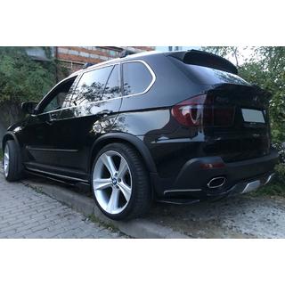 Univerzální nástavce bočních prahů DPT Black (ABS) (2 ks) (lesklá černá) fotografie 4