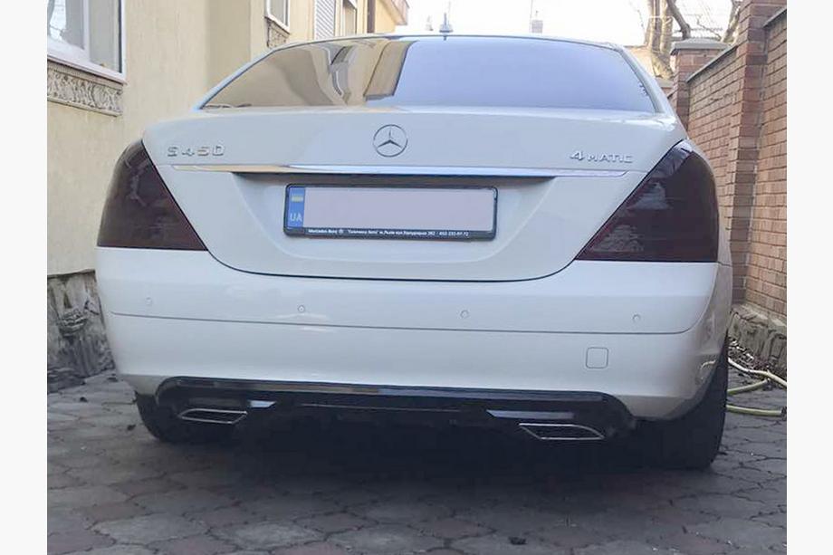 Univerzální zadní difuzor DPT Sport V-1 (šedý + černý matný) Fotografie 2