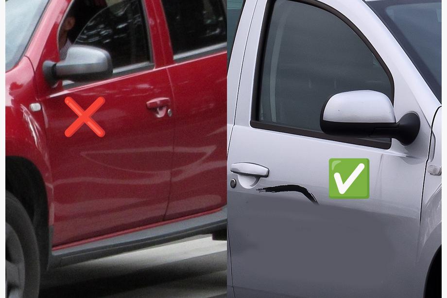 Renault Duster 2008–2017 Kryty zpětných zrcátek BMW-Style (2 ks) V-1 Fotografie 4