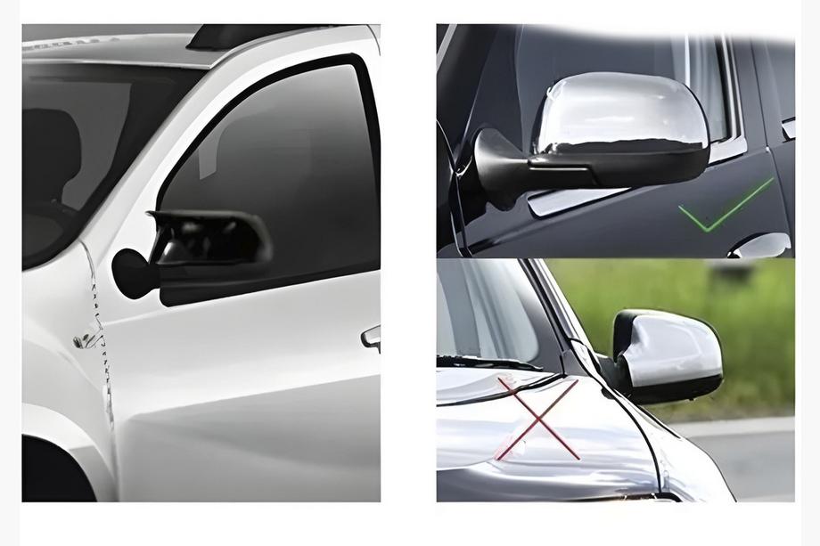 Renault Duster 2008–2017 Kryty zpětných zrcátek BMW-Style (2 ks) V-1 Fotografie 3