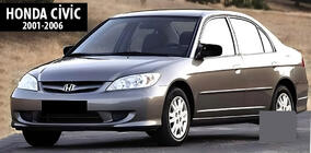 Honda Civic Sedan VII 2001–2006 Kryty zrcátek BMW-Style (2 ks) fotografie 5