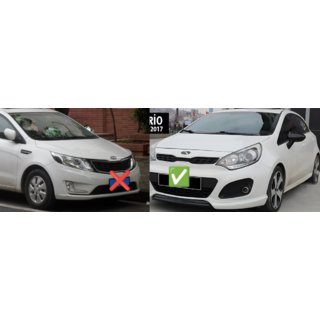 Kryty zrcátek BMW-Style (bez směrovky, 2 ks) Kia Rio 2012–2017 fotografie 2