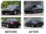Mercedes S-сlass W221 2005–2013 Facelift kit pro W223 AMG Line fotografie 3