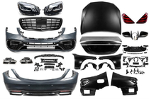 Mercedes S-сlass W221 2005–2013 Faceliftový kit pro W222 AMG S63 fotografie 2
