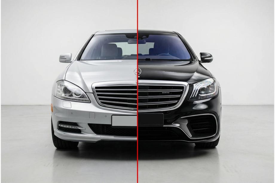 Mercedes S-сlass W221 2005–2013 Faceliftový kit pro W222 AMG S63 Image