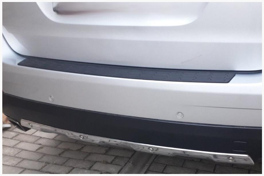 Mercedes GL třída X164 2006–2012 Nástavec zadního nárazníku DPT V-2 (ABS) (90 cm, matná černá) Image