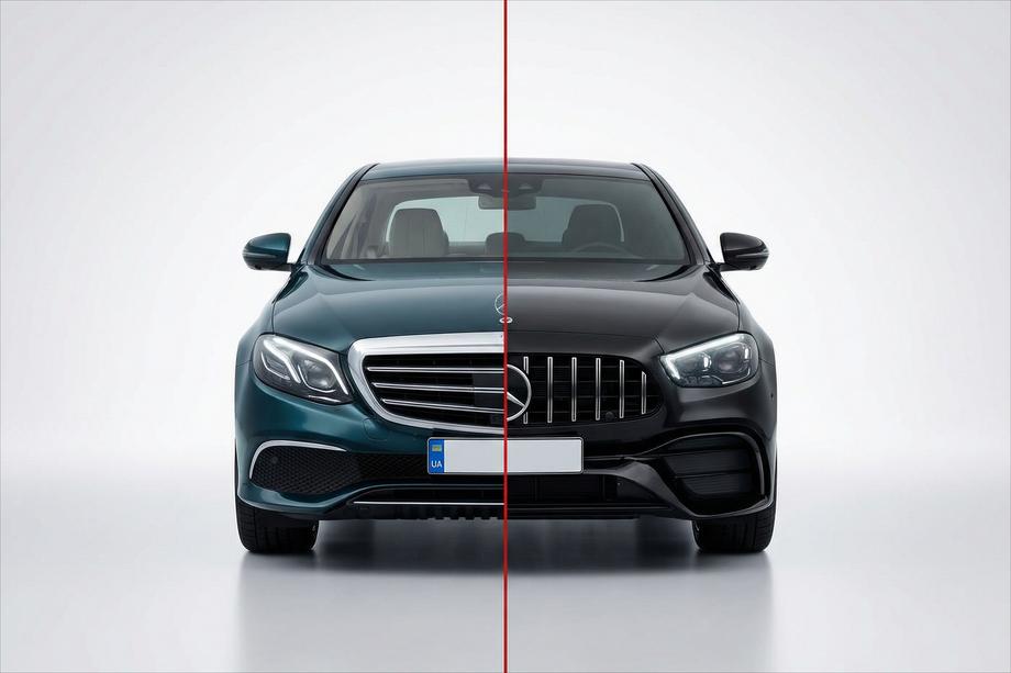 Mercedes E-class W213 2016–2023 Restylingová sada bodykitu AMG E63 2024 Image