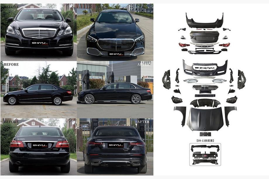 Mercedes E-Class W212 2009–2016 Restylingový body kit na W213 Maybach 2024 Image