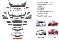 Mercedes E-Class kupé C207 2010–2017 Kompletní facelift kit AMG 2017 fotografie 2