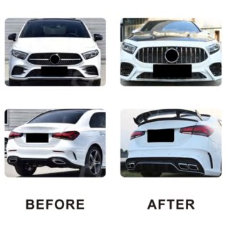 Sada bodykitu AMG A45 (typ-B) Mercedes A-class W177 2018– fotografie 1
