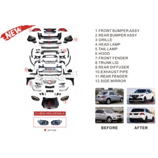 Restylingový body kit pro W166 GLE63 AMG fotografie 4