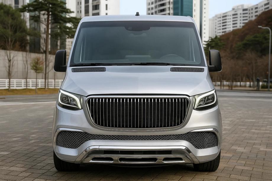 Mercedes Sprinter W907/W910 2018– Přední nárazník s mřížkou (Maybach) Image