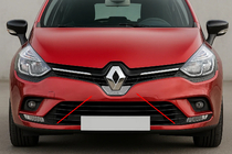 Renault Clio IV 2012–2019 Rámeček předního znaku Carmos (nerez) fotografie 1