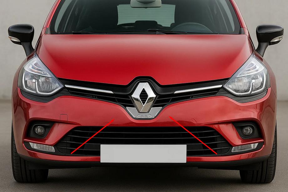 Renault Clio IV 2012–2019 Rámeček předního znaku Carmos (nerez) Image