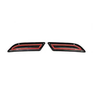 Imitace koncovek výfuku Carmos (2 ks, ABS + nerez) Renault Megane IV 2016–2025 fotografie 3
