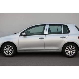 Nerezové kryty sloupků dveří (6 ks) Volkswagen Golf 6 2008–2014 fotografie 1