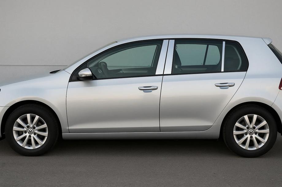 Volkswagen Golf 6 2008–2014 Nerezové kryty sloupků dveří (6 ks) Image
